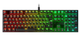 Oversteel - KOVAR Clavier de gaming USB, RGB rétro-éclairé, interrupteur mécanique Outemu Red, Anti-Ghosting, Layout French PC/MAC/Android