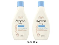 2 X Aveeno Baby Dermexa Moisturising Wash 250ml each (pack of 2)