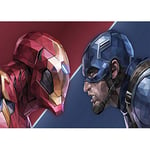 Will Full Drill 5D DIY Diamond Painting Rhinestone Flowers of Crystals Embroidery Kits Arts, Crafts & Sewing Cross Stitch Mural（Iron Man Captain America 12*16inch (6)