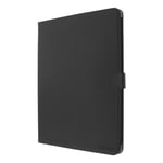 DELTACO iPad Air 4th gen 10.9" case, vegan leather, sleep/wake, stand Svart