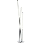 Multi Arm LED Floor Lamp Chrome Modern Free Standing Tall Lounge Feature Light
