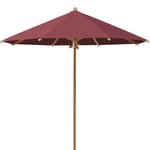 Glatz, Teakwood parasoll 350 cm Kat.5 644 Merlot