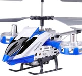 MIEMIE RC Helicopter Mini Flying Blades Replace Included Plane Toy 4.5 CH Crash Resistance Built-in Gyro Remote Control Drone Hobby Stable Easy To Learn Good Operation Boy Toy Aircraft