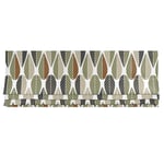 Arvidssons Textil Blader Grön/Beige Hissgardin