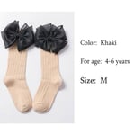 Baby Sock Long Socks High Knee Khaki M