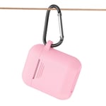 Reiko Wireless Silicone Case for Airpods in Pink