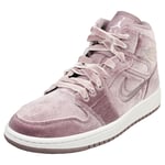 Nike Air Jordan 1 Mid Se Womens Purple Fashion Trainers - 8.5 UK