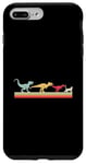 Coque pour iPhone 7 Plus/8 Plus Dinosaure Chat Evolution Fun Paléontologie