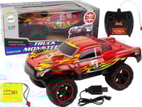 Leantoys R/C Fjärrstyrd Bil 1:12 20 Km/H Röd