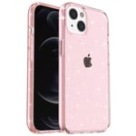 Glittrande iPhone 15 skal - Rosa
