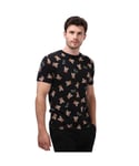 Moschino Mens T-Shirt in Black Cotton - Size X-Small