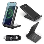 2IN1 25W Wireless Charger Dock Charging Station For Samsung S23 Google Pixe7 Pro