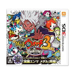 New Nintendo 3DS Yo-kai Youkai Yokai Watch 3 Sukiyaki + Medal CTR-P-ALZ Japa FS