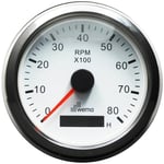 Wema Varvräknare 8000V 85mm Rf/Vit