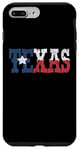 Coque pour iPhone 7 Plus/8 Plus Texas, femmes, hommes, enfants, drapeau de l'État du Texas vieilli