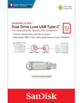 Clé USB Sandisk Ultra 512Go Dual Drive Luxe USB 3.1 Type-C Lecteurs Flash mémoire Stick 150MB/s