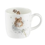 Portmeirion Home & Gifts Wrendale Country (Mice) Single Mug, Bone China, Multi Coloured, 1 Count (Pack of 1)