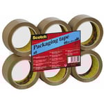 Packtejp SCOTCH 371 Brun, PP/gummi, 38mm x 66m 6rl