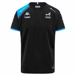 Kappa - T-Shirt Abolim BWT Alpine F1 Team 2023 Noir pour Homme - Noir - Taille 2XL