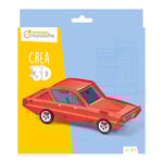 AVENUE MANDARINE PU032C - Un Décor Voiture 3D - Construction en volume, Enfant dès 4 ans - 15 pièces à monter