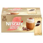 NESCAFÉ Gold Cappuccino Unsweetened Taste Instant Coffee Sachets - 50 x 14.2g