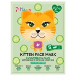 7th Heaven Kitten Face Sheet Mask For Kids (1 stk)