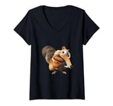 Womens Scrat Squirrel Ice Age Animation V-Neck T-Shirt