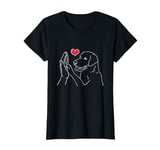 Best Lab Mom Ever Heart Love Labrador Retriever Mom Gift T-Shirt