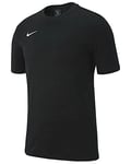 Nike Y Tee Tm Club19 Ss T-Shirt - Black/(White), Small