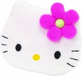 Hello Kitty Plush Purse with Zip, Pink Flower Motif