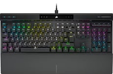 Corsair K70 PRO RGB Optical-Mechanical Gaming Keyboard - OPX Linear Switches, Polycarbonate Keys, 8,000 Hz Symptoming - ES Layout, QWERTY - Black