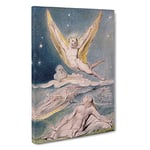 Night Startled By The Lark By William Blake Canvas Print for Living Room Bedroom Home Office Décor, Wall Art Picture Ready to Hang, 30 x 20 Inch (76 x 50 cm)