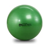 Theraband Exercise Ball, Professional Series Stability Ball with 65 cm Diameter for Athletes and Working Out, Slow Deflate Fitness Ball for Improved Posture, Balance, Yoga, Pilates, Core, Green