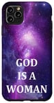 iPhone 11 Pro Max God Is A Woman Women Are Powerful Galaxy Pattern Song Lyrics Case