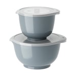 Rosti Margrethe bowl set 2-pack Dusty Blue