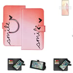 360° wallet case protective cover for Oppo Reno8 Pro Design smile