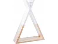 Atmosphera Dekorativ Vägghylla Tipi - Trä, Vit 30 X 10 X 39 Cm