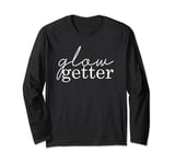 Vintage Glow Getter Esthetician Facialist Glowing Skincare Long Sleeve T-Shirt