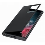 Samsung Galaxy S22 Ultra 5g Clear View Fodral - Svart