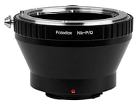Fotodiox Lens Mount Adapter Compatible with Nikon F-Mount Lenses on Pentax Q-Mount Cameras