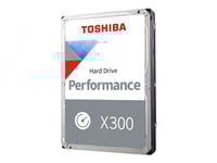 Toshiba X300 Performance Hdwr760uzsva - Hårddisk - 6 Tb - Intern - 3,5" - Sata 6Gb/S - 7200 Rpm - Buffert: 512 Mb