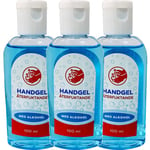 3-pack Återfuktande Handsprit/Handgel Med Alkohol 100ml