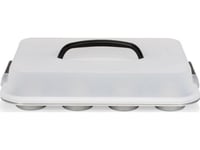 Patisse Muffinsform Med Lock 35 Cm Silverstål 12 Fack