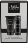 David Beckham Instinct Deodorant Body Spray & Shower Gel Gift Set for Him, Capti
