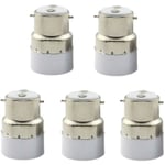 Förpackning B22 till E14 Ljuskälla Sockel Konverterare B22 Sockel Adapter Konvertera till Standard E14 Lamphållare
