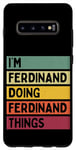 Galaxy S10+ I'm Ferdinand Doing Ferdinand Things Funny Personalized Case