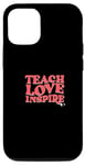 Coque pour iPhone 14 Pro Teach Unicorn Love Inspire – Joli design de professeur de licorne