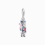Thomas Sabo Charm-Hängsmyckei form av en nötknäppare med polkagriskäpp, silver