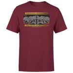 Star Wars The Mandalorian Creed Men's T-Shirt - Burgundy - S