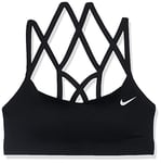Nike AQ8686-010 Favorites Strappy Bra Sports Bra Femme Black/(White) Taille L